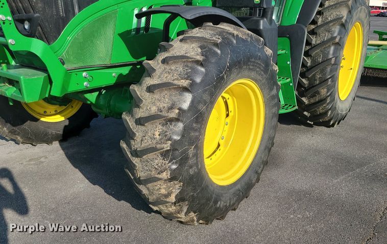 image for item MG9637 2017 John Deere 6155M  MFWD tractor