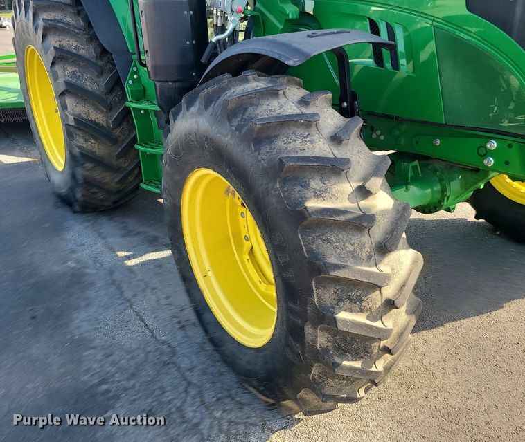 image for item MG9637 2017 John Deere 6155M  MFWD tractor