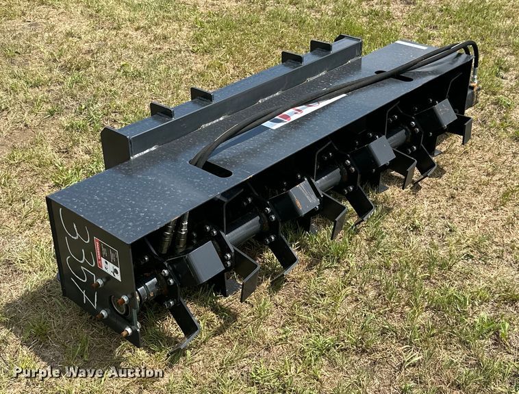 image for item ML9038 JCT Attachments  72"W skid steer tiller