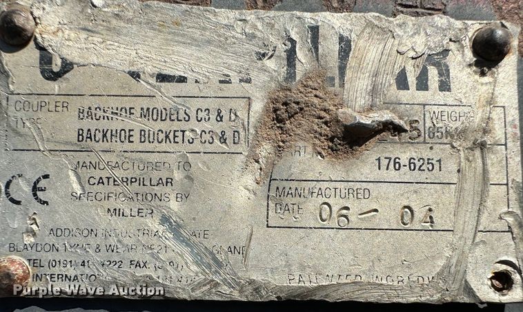 image for item NM9367 2004 Caterpillar  quick coupler