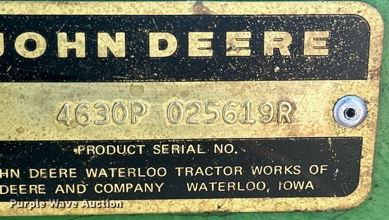 image for item NM9452 1976 John Deere 4630  HFWD tractor