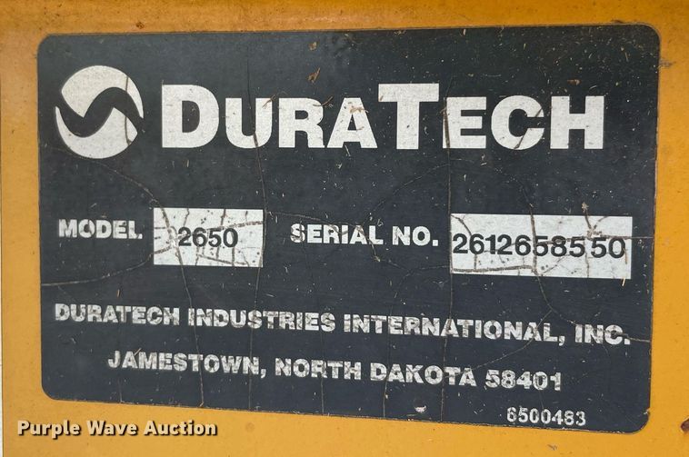 image for item NT9396 Duratech 2650  bale processor