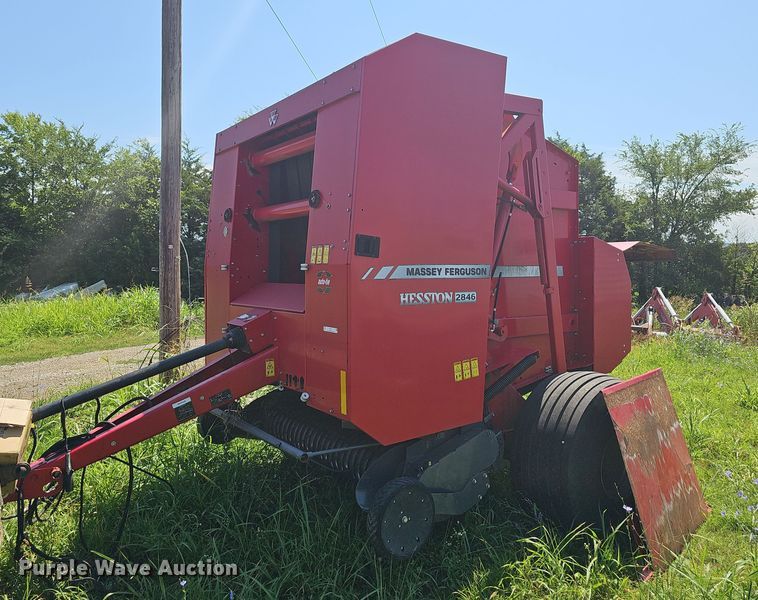 image for item NT9771 2012 Massey Ferguson 2846  round baler