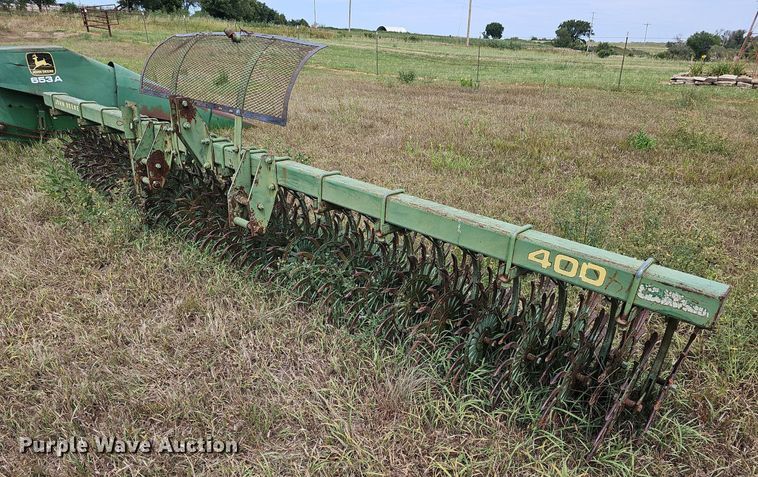 image for item NU9069 John Deere 400  rotary hoe