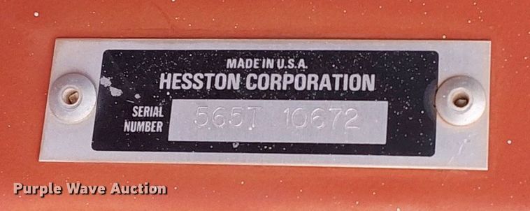 image for item OC9125 Hesston 565T  round baler