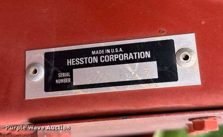 image for item OC9126 Hesston 565T  round baler