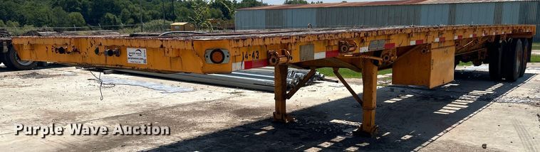 image for item DI7924 1986 Great Dane GPS-45  flatbed trailer