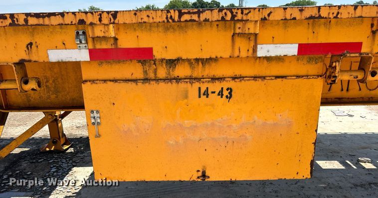 image for item DI7924 1986 Great Dane GPS-45  flatbed trailer