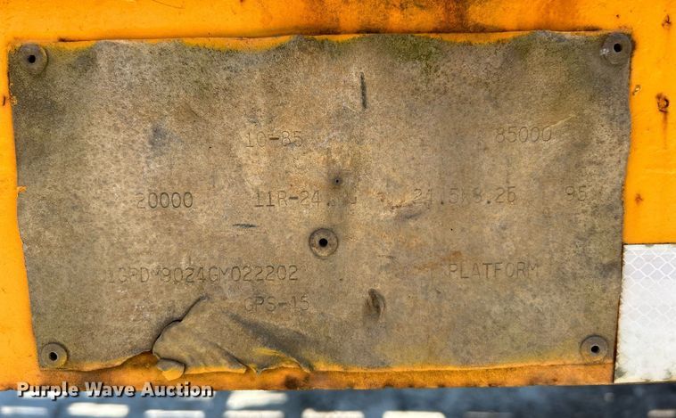 image for item DI7924 1986 Great Dane GPS-45  flatbed trailer