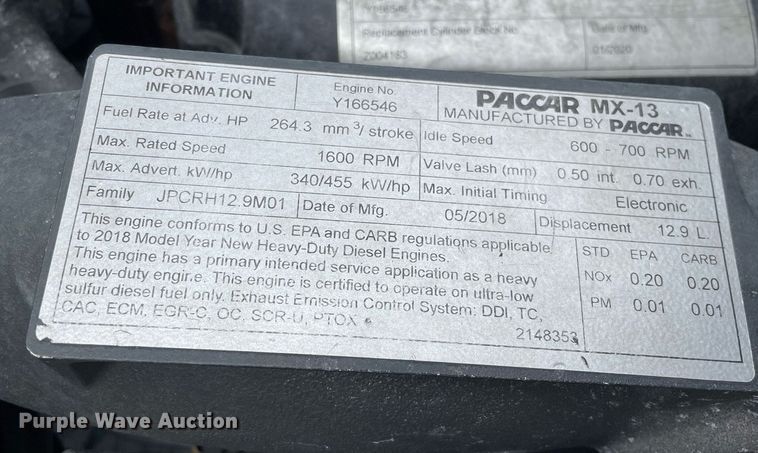 image for item DL3862 2019 Kenworth T680  semi truck