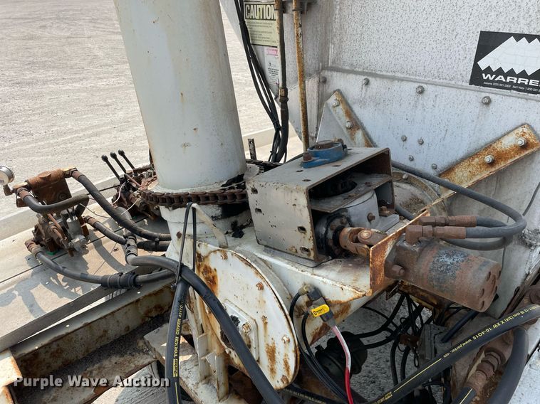 image for item DL3864 1999 Warren  feed delivery trailer