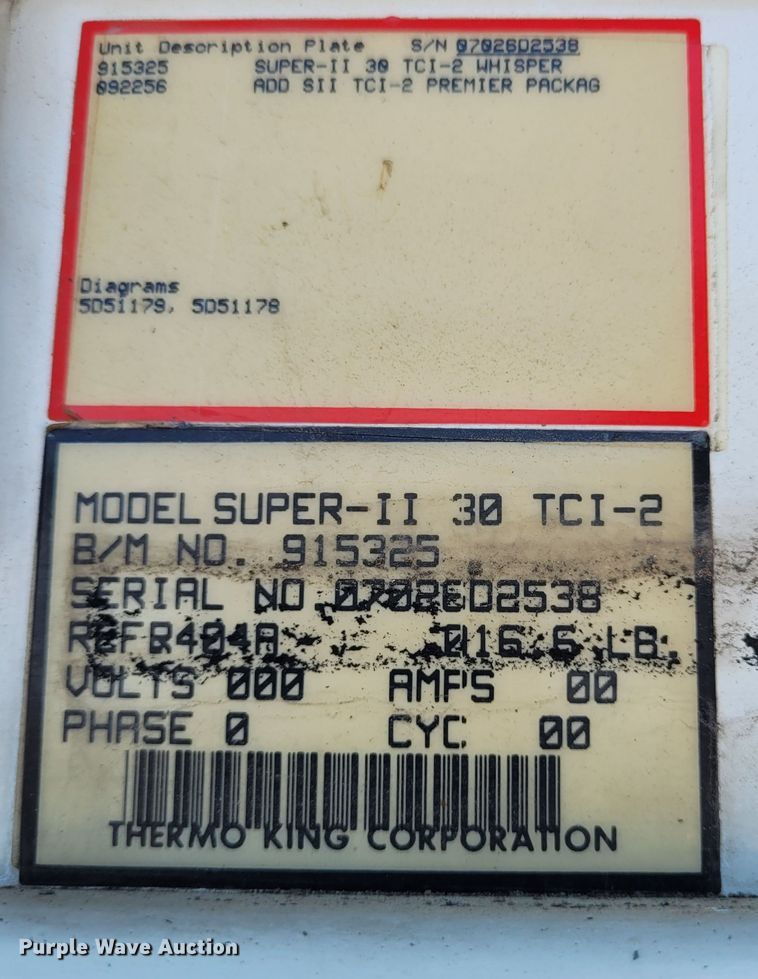 image for item DN8535 2001 Trailmobile  refrigerated van trailer