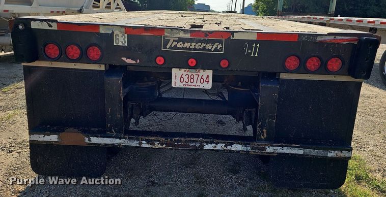 image for item DN8620 2012 Transcraft TL2000  flatbed trailer