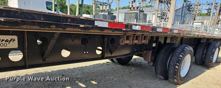 image for item DN8620 2012 Transcraft TL2000  flatbed trailer