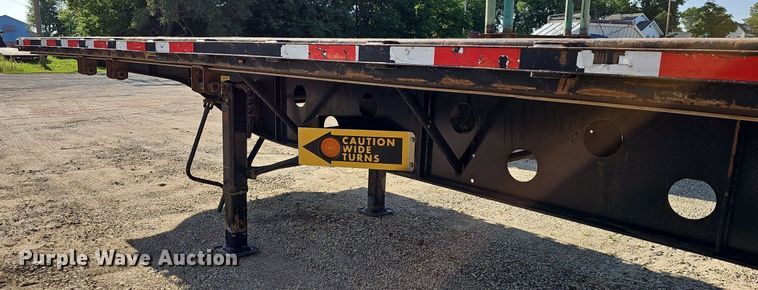 image for item DN8620 2012 Transcraft TL2000  flatbed trailer