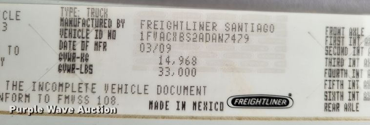 image for item DO3617 2010 Freightliner Business Class M2  bucket truck