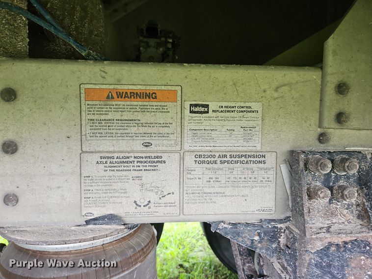 image for item DQ1808 2010 Wilson Trailers DWH-500  grain trailer