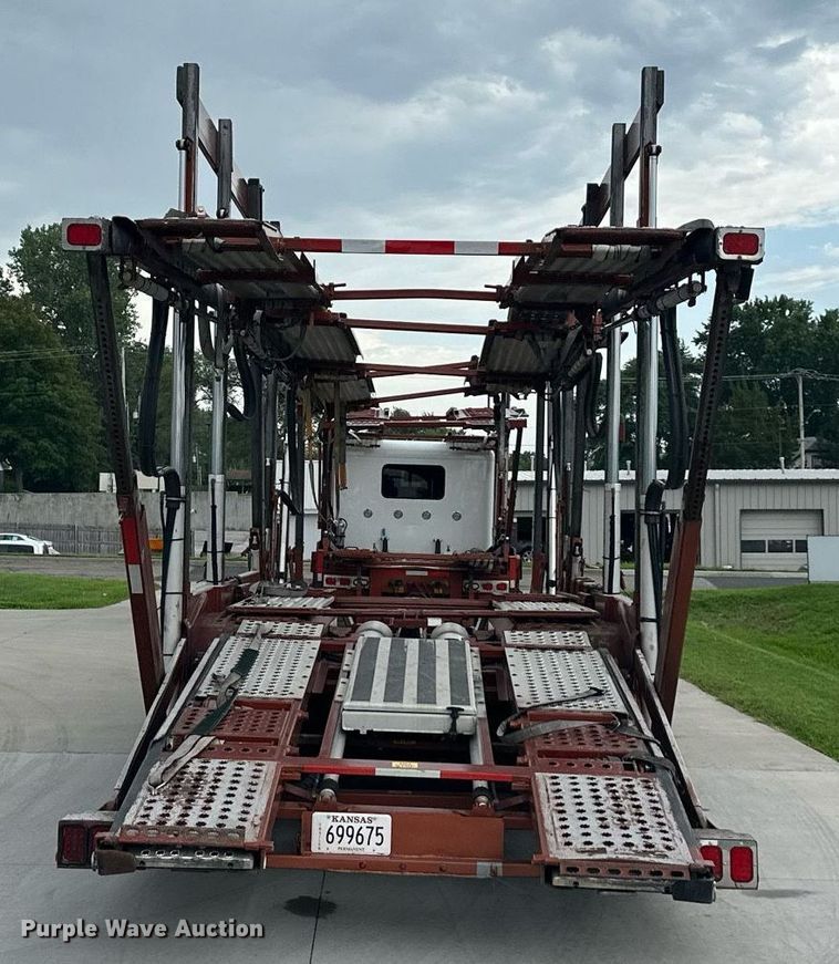 image for item DS2115 2016 Peterbilt 389  car carrier truck with car carrier trailer