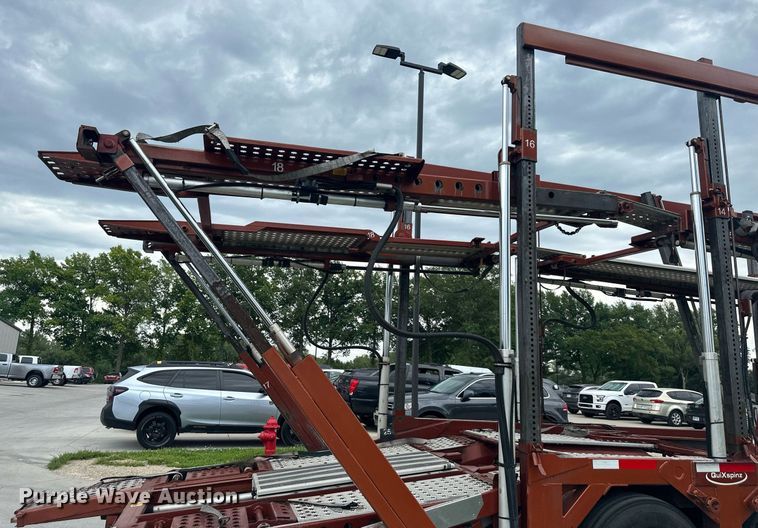 image for item DS2115 2016 Peterbilt 389  car carrier truck with car carrier trailer