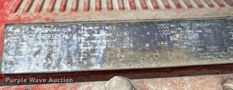 image for item KW9139 2010 Kenworth T800  semi truck