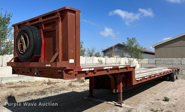 image for item KX9004 1980  drop deck trailer
