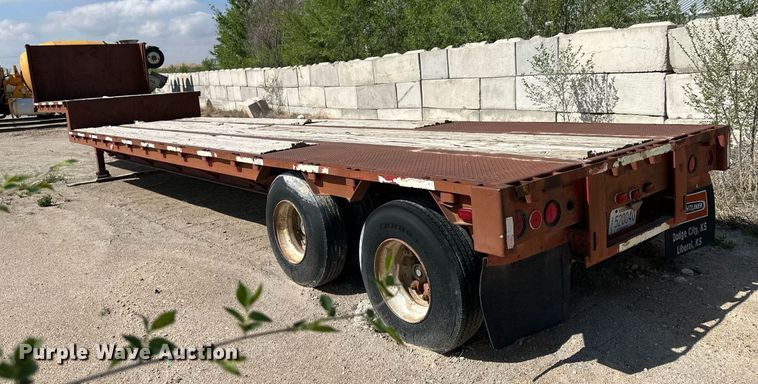 image for item KX9004 1980  drop deck trailer