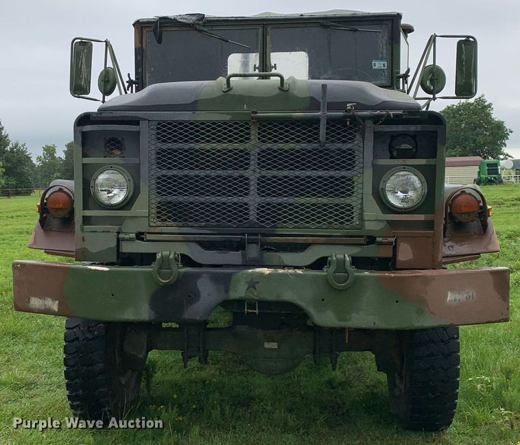 image for item LH9757 1983 Am General M923  flatbed truck