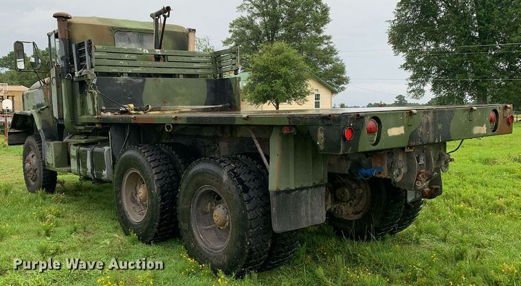 image for item LH9757 1983 Am General M923  flatbed truck