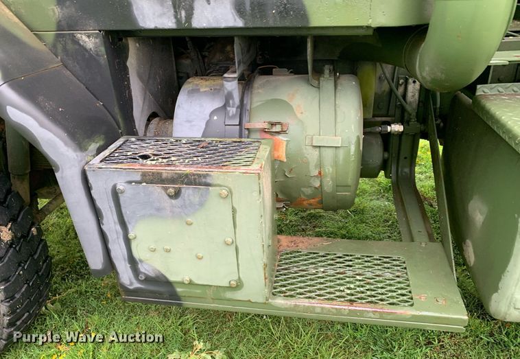 image for item LH9757 1983 Am General M923  flatbed truck