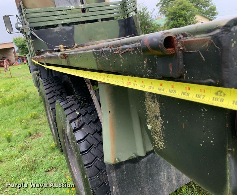 image for item LH9757 1983 Am General M923  flatbed truck