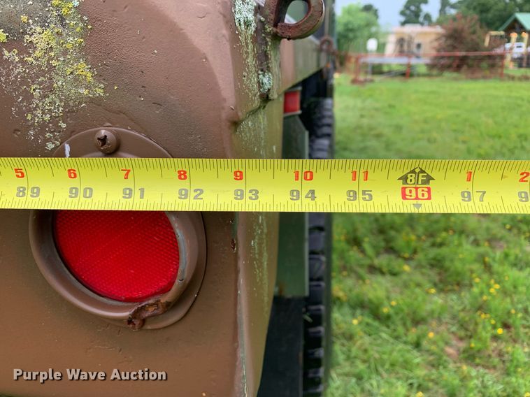 image for item LH9757 1983 Am General M923  flatbed truck