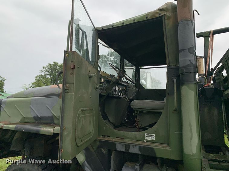 image for item LH9757 1983 Am General M923  flatbed truck