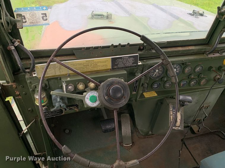 image for item LH9757 1983 Am General M923  flatbed truck