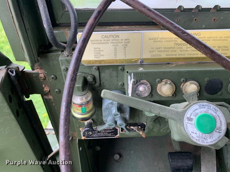 image for item LH9757 1983 Am General M923  flatbed truck