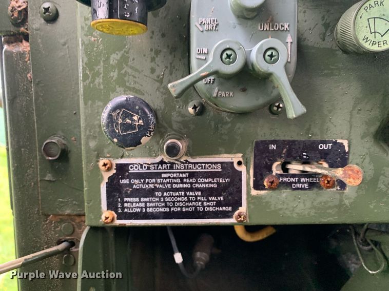 image for item LH9757 1983 Am General M923  flatbed truck