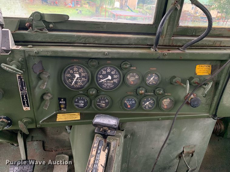 image for item LH9757 1983 Am General M923  flatbed truck