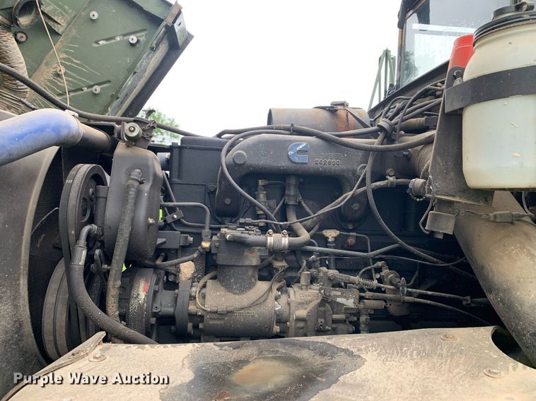 image for item LH9757 1983 Am General M923  flatbed truck