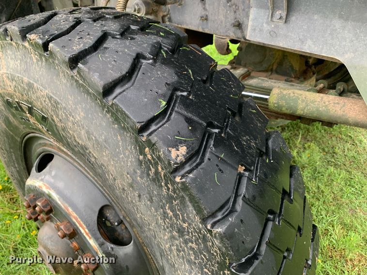 image for item LH9757 1983 Am General M923  flatbed truck