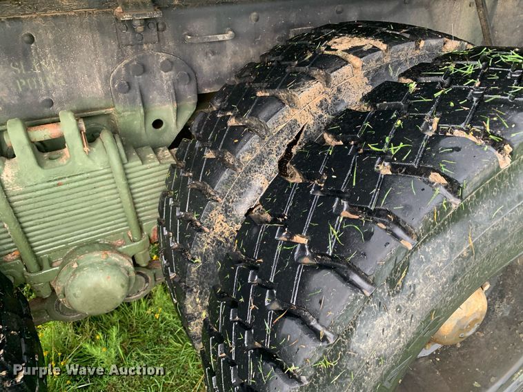 image for item LH9757 1983 Am General M923  flatbed truck