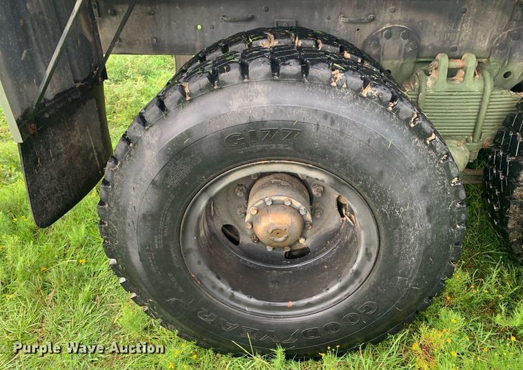 image for item LH9757 1983 Am General M923  flatbed truck