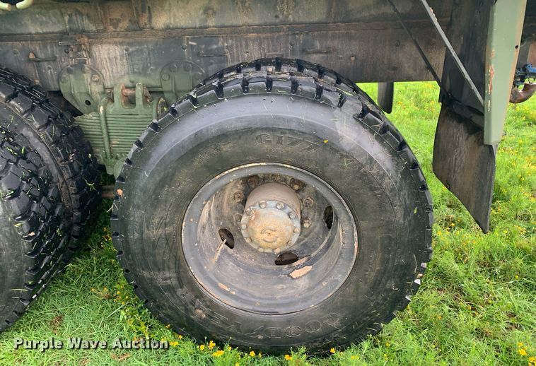 image for item LH9757 1983 Am General M923  flatbed truck