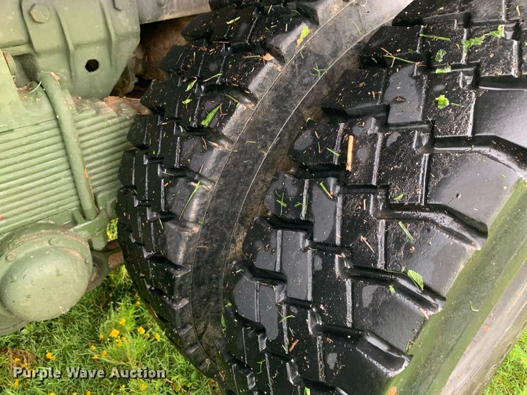 image for item LH9757 1983 Am General M923  flatbed truck