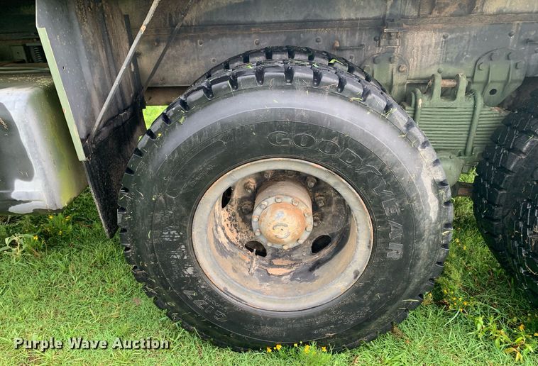 image for item LH9757 1983 Am General M923  flatbed truck