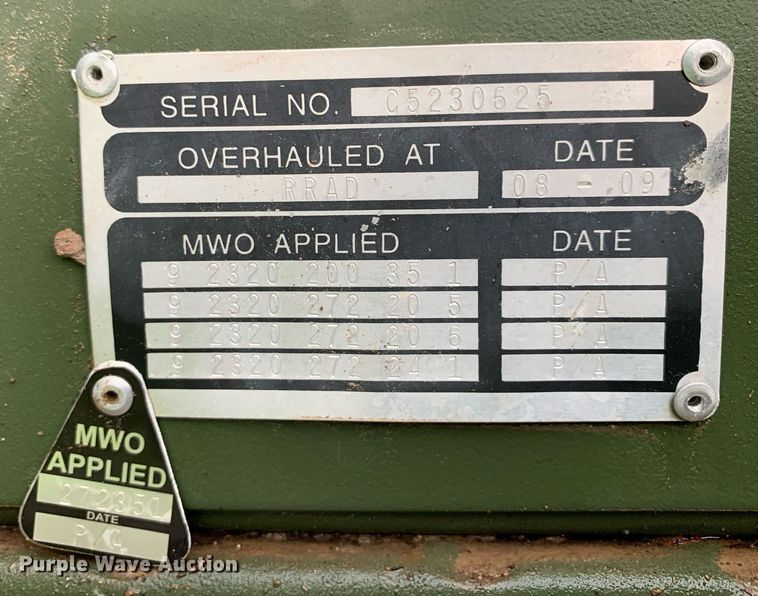 image for item LH9757 1983 Am General M923  flatbed truck