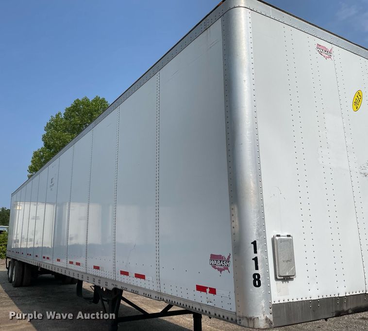 image for item LJ9704 2013 Wabash  dry van trailer