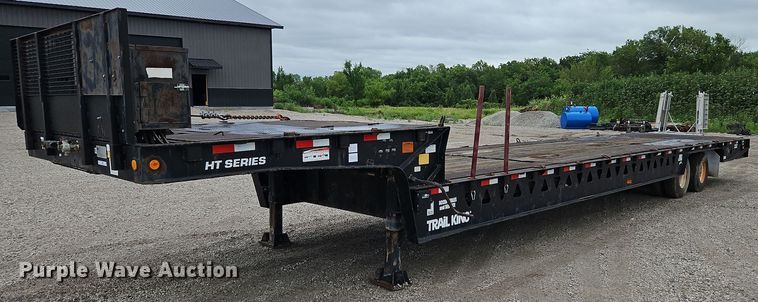 image for item LM9055 2007 Trail King TK70HT-482  drop deck equipment trailer