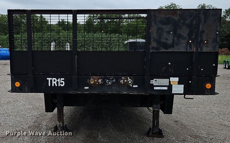 image for item LM9055 2007 Trail King TK70HT-482  drop deck equipment trailer