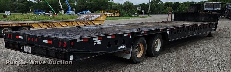 image for item LM9055 2007 Trail King TK70HT-482  drop deck equipment trailer