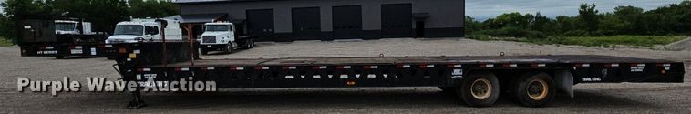 image for item LM9055 2007 Trail King TK70HT-482  drop deck equipment trailer
