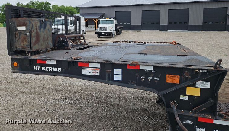 image for item LM9055 2007 Trail King TK70HT-482  drop deck equipment trailer